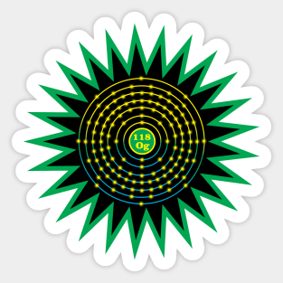 Oganesson Ornament Sticker